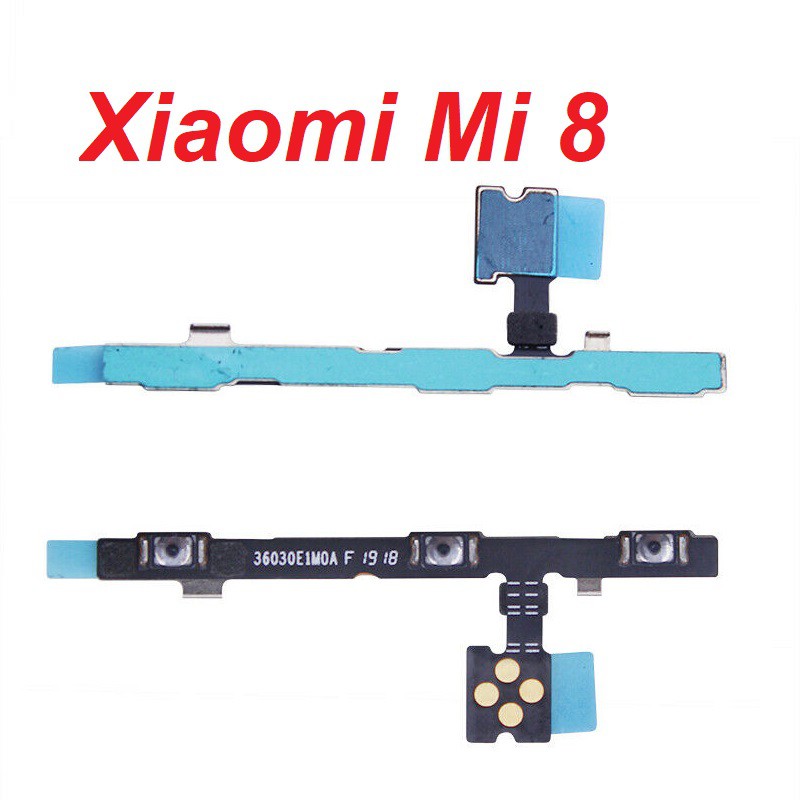 Mạch nút nguồn XIAOMI Mi 8 dây cáp nút mở nguồn điều chỉnh volum tăng giảm âm lượng linh kiện thay thế