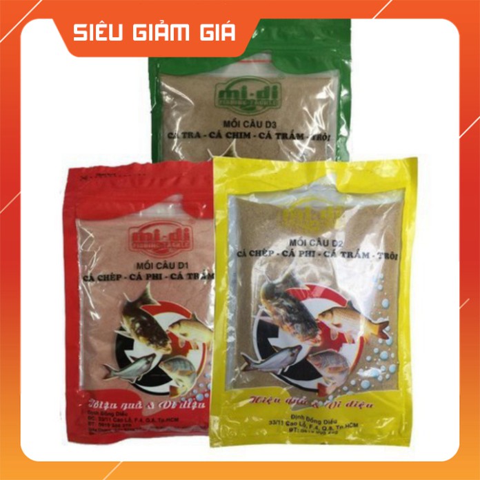 [Combo] R Cám Câu Cá D1 - D2 - D3 Loại 200gr [Giá rẻ]