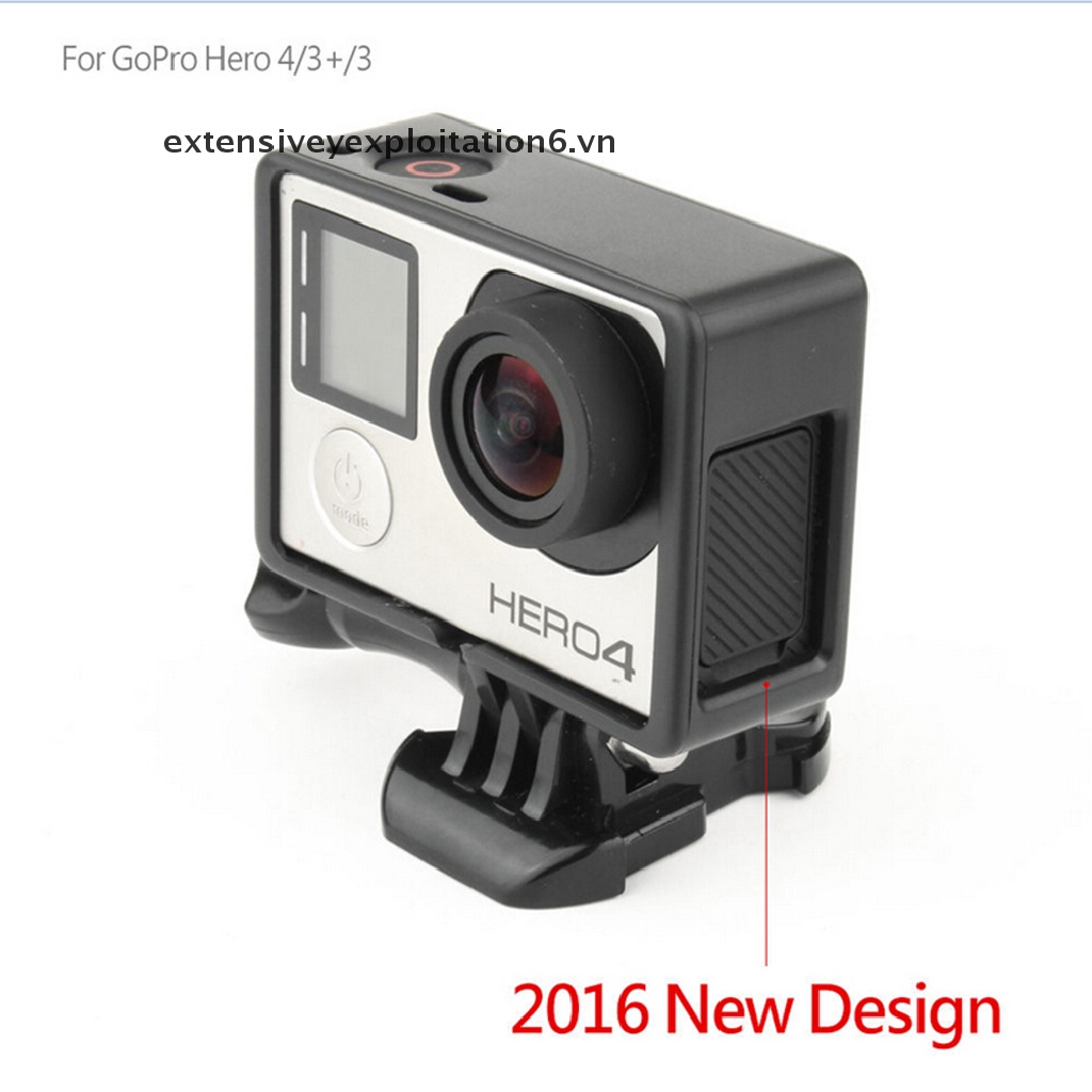 Khung Bảo Vệ Màu Đen Tiêu Chuẩn Cho GoPro Hero 3 Hero 3 + Hero 4 E6VN
