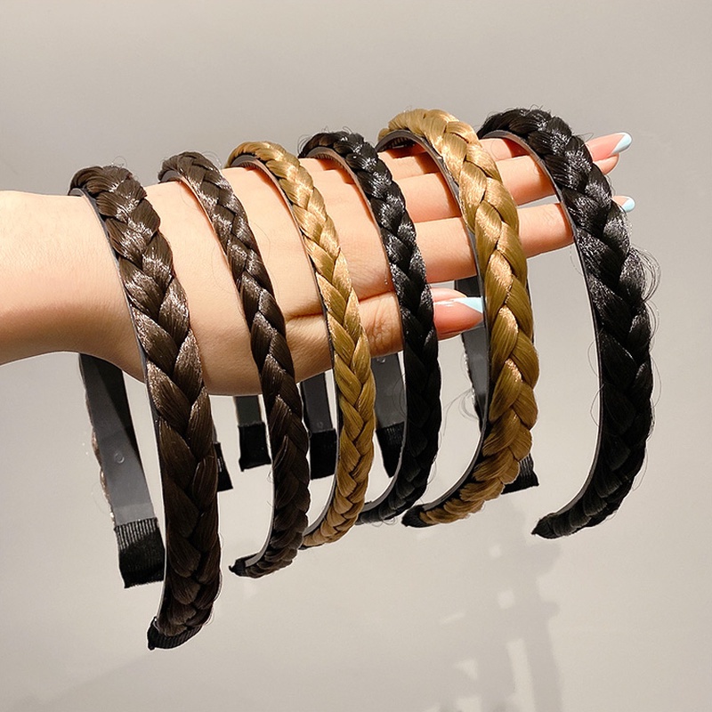 Băng Đô Giả Thắt Bím Thời Trang Xu Hướng Hàn Quốc