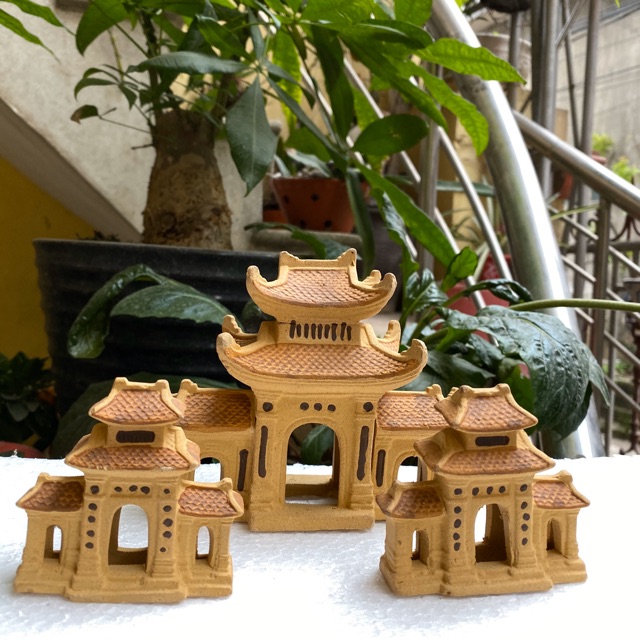 Cổng làng - Phụ kiện trang trí tiểu cảnh hồ cá, bể cá, hòn non bộ, sân vườn