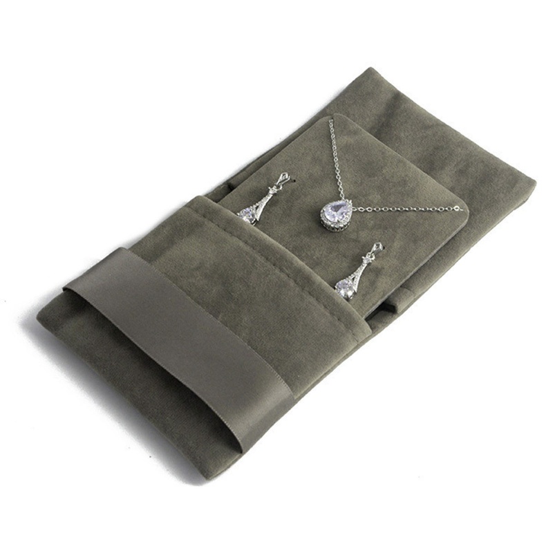 Túi Đựng Trang Sức Bằng Vải Nỉ Hai Lớp Siêu Nhẹ