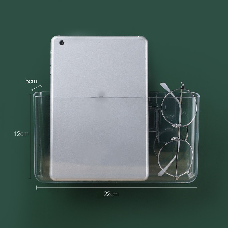 Hộp Đựng Bút / Đồ Dùng Văn Phòng Trong Suốt Gắn Tường Tiện Dụng Cho Gia Đình / Văn Phòng
