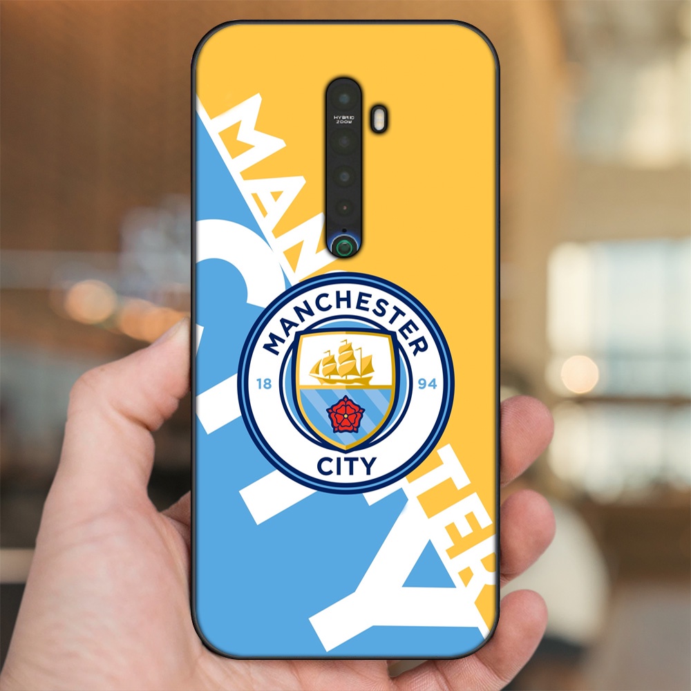 Ốp lưng Oppo Reno 2 viền đen in hình Manchester City MC