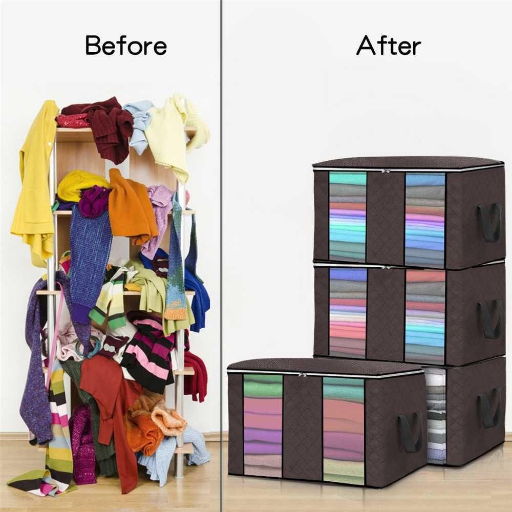 UUMIR Túi Vải Không Dệt Đựng Gối Đa Năng Có Thể Gấp Gọn