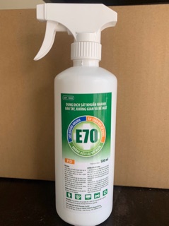 Rửa tay nhanh sát khuẩn E70 500ml