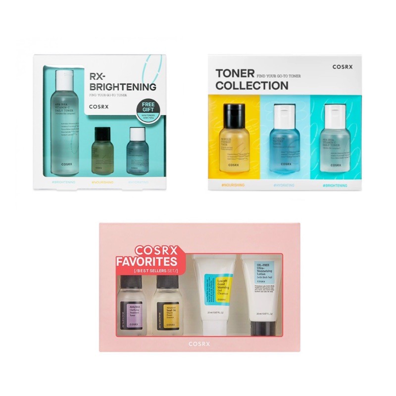 COSRX - Favorites, Toners, Brightening | đồ hot, nước hoa hồng, làm trắng (tách set)