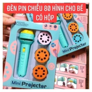 Đèn pin chiếu hình, Đèn pin chiếu hình cho bé: gồm 80 hình ảnh, nhiều chủ đề cho bé vừa chơi vừa học