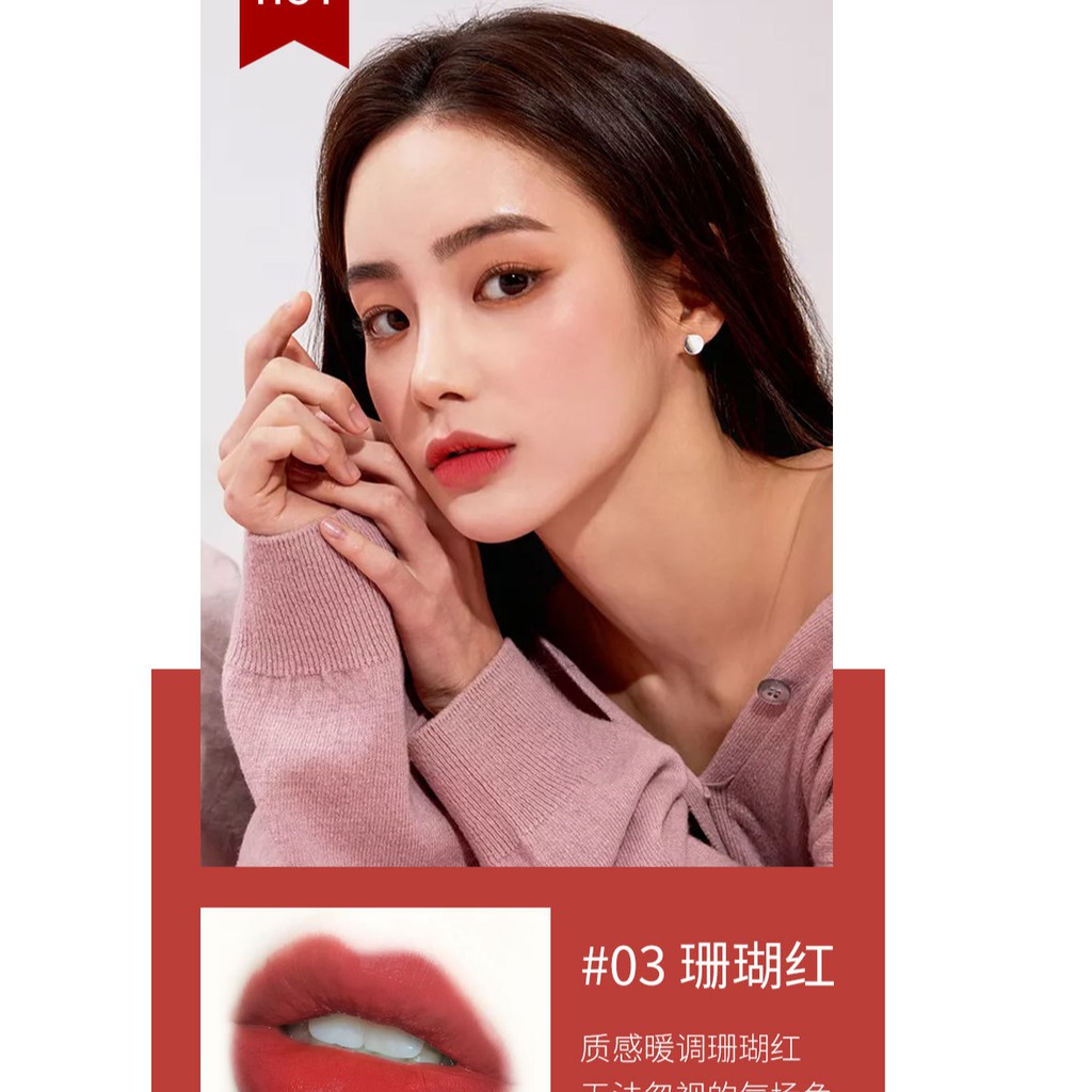 Son LAMEILA SATIN VELVET MATTE nội địa Trung son lâu trôi son môi đẹp nhất NO.1028