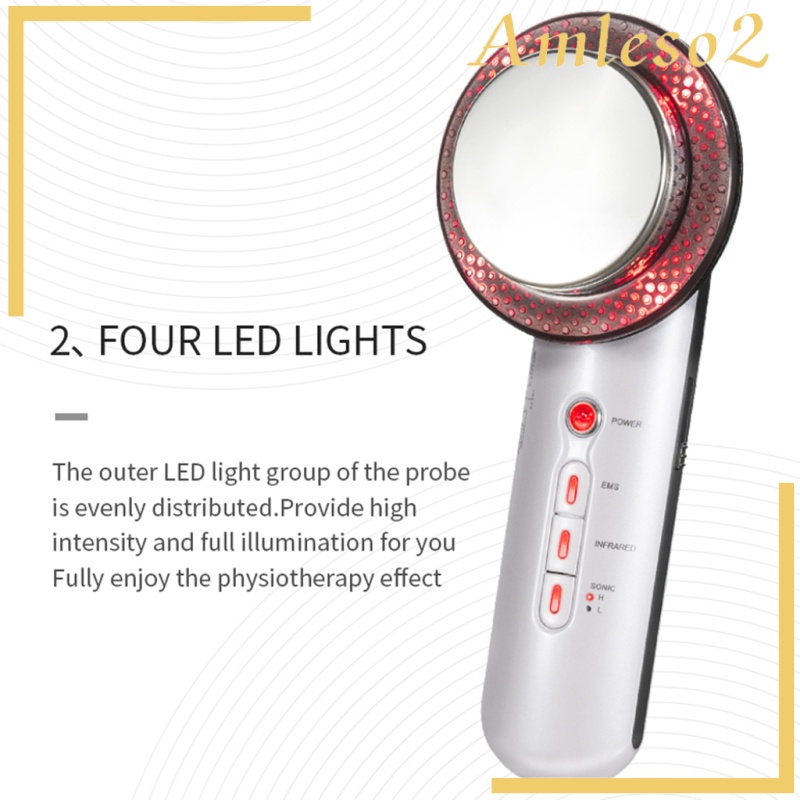 [AMLESO2]3 in1 Infrared Ultrasonic Instrument Body Facial Beauty Slimming Machine