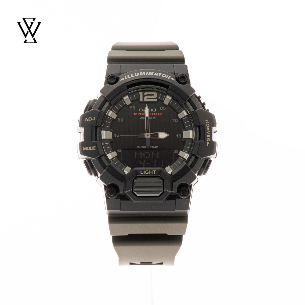 Đồng Hồ Điện Tử Nam Casio WATCHSTORE HDC-700-3AVDF Thiết Kế Kính Nhựa 48.7mm, Độ Chịu Nước 10ATM, Vỏ Nhựa Cao Cấp