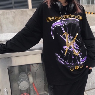 🤲Áo Sweater Tay Dài Hades The Scythe