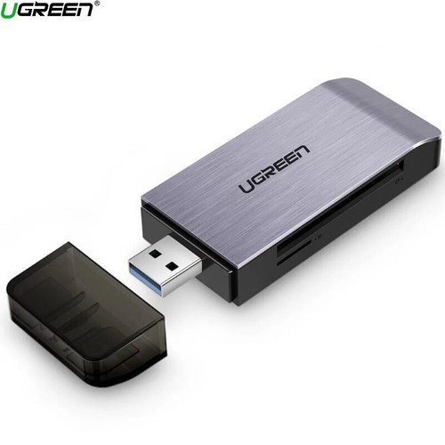 Đầu đọc thẻ đa năng USB 3.0 hỗ trợ SD/TF/CF/MS chính hãng Ugreen 50541 cao cấp - Hàng chính hãng