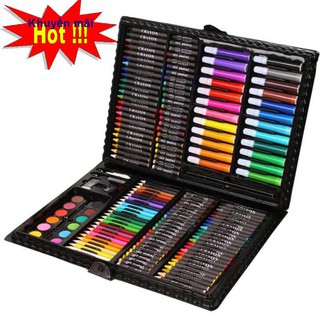 Bút chì màu nước, hộp màu đủ loại -Bộ màu đa năng 150 chi tiết, Món quà yêu thích cho các bé, Giá Khuyến Mại Hấp Dẫn