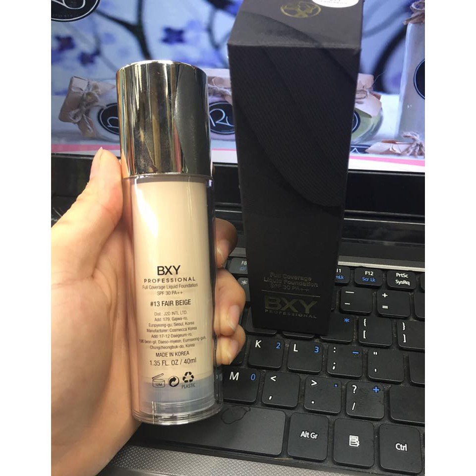 Kem Nền BXY Full Coverage Liquid Foundation Hàn Quốc 40ml