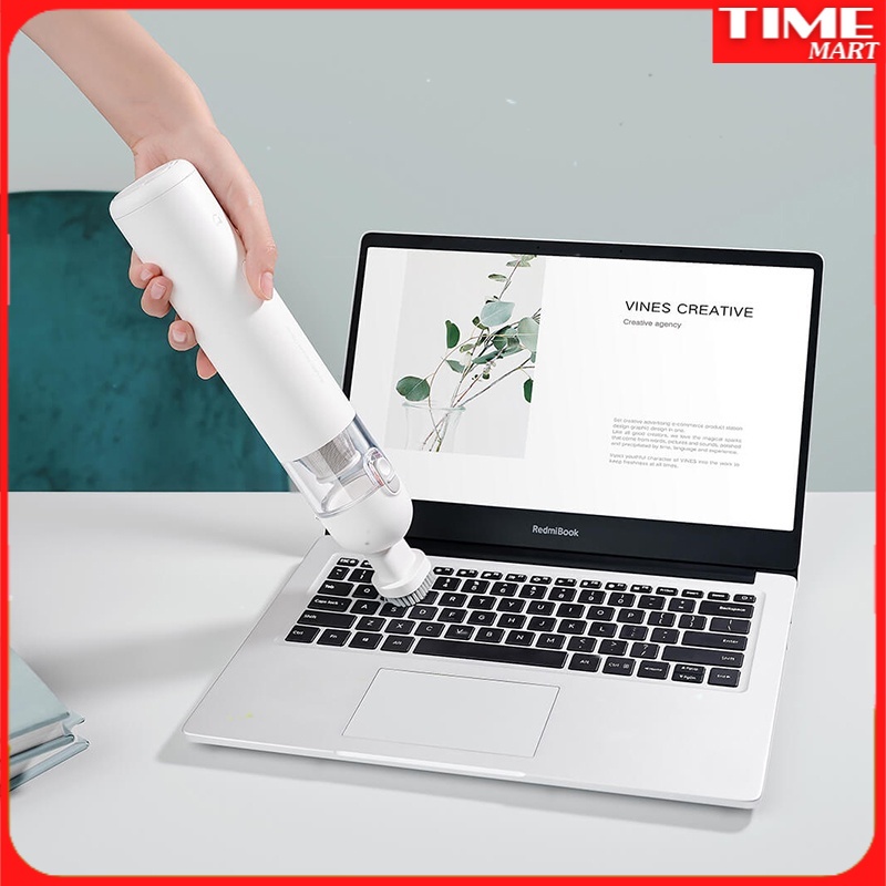 Máy hút bụi tiện dụng Xiaomi Mijia không dây gia đình nhỏ cầm tay hút mạnh mẽ sạc xe hơi [TIME_MART siêu thị tiện ích]