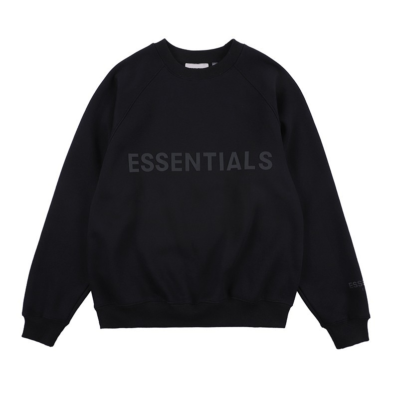Áo thun dài tay nỉ da cá Sweater Essentials in nổi hàng cao cấp UNISEX FREESIZE | BigBuy360 - bigbuy360.vn