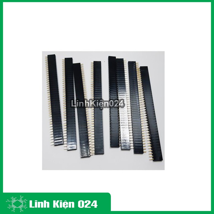 Thanh jump cái đơn 1x40P 2.54mm (đen)