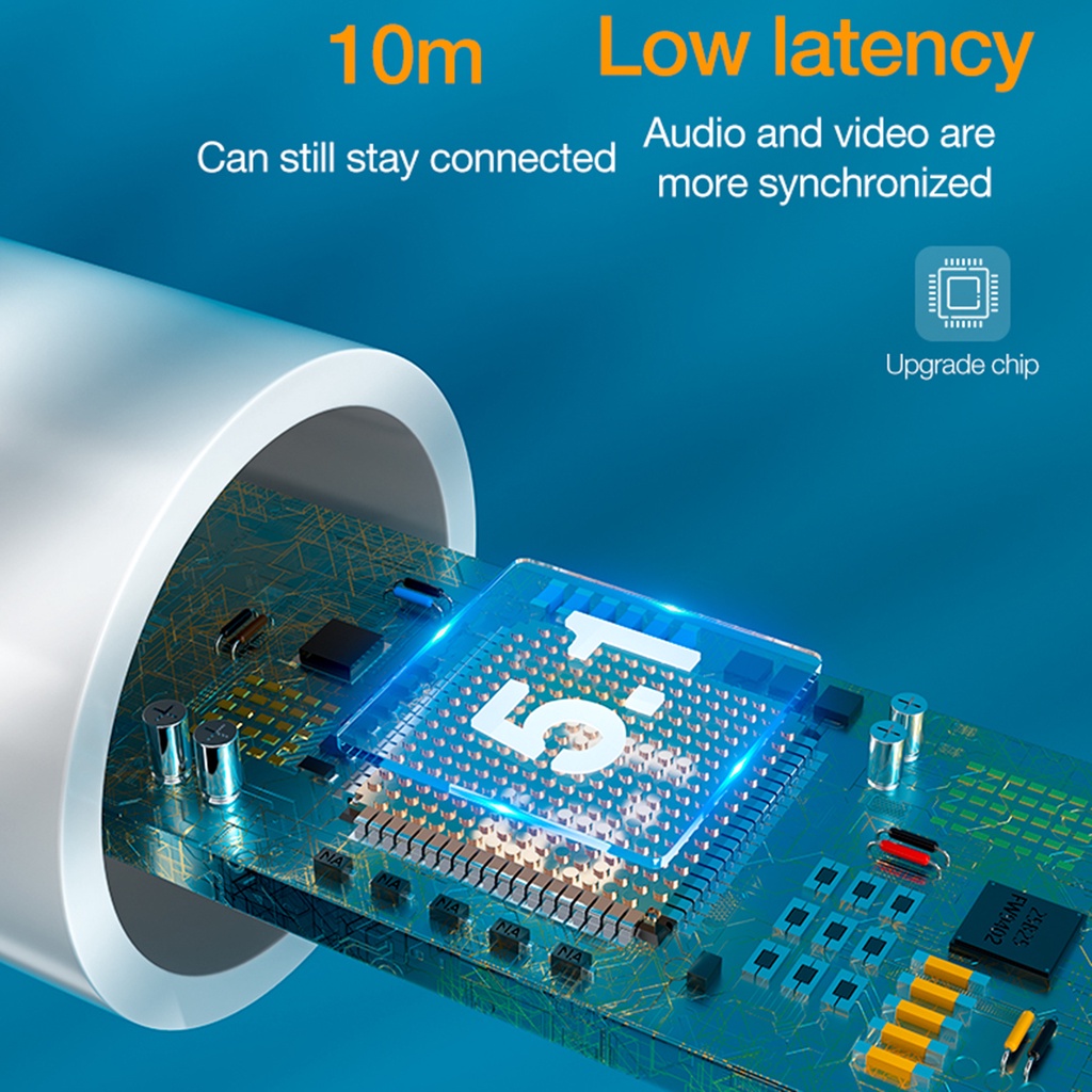 Tai nghe nhét tai chơi game không dây Lenovo LP40S Bluetooth 5.1 độ trung thực cao nhạy trọng lượng nhẹ