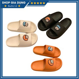 Dép Bánh Mỳ Hình Mặt Cười UNISEX Quay Ngang Hottrend 2021