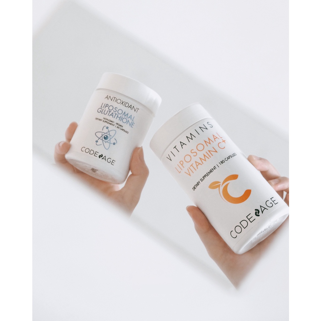 Liposomal vitamin C Codeage Hỗ trợ giảm mụn Chống oxy hóa Tăng hệ miễn dịch 180 viên MaCi
