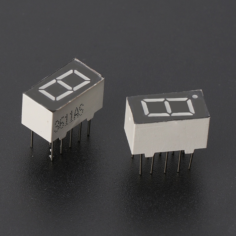 Bộ 5 Ống Hiển Thị Đèn LED Đỏ 0.36 &quot;1 Bit 10 Pin 7 Chân