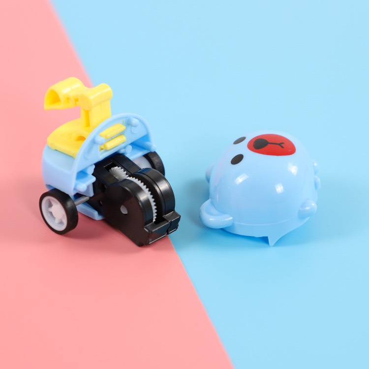 Xe mini công trình hình thú đáng yêu nhiều màu sắc sinh động cho bé KingKids