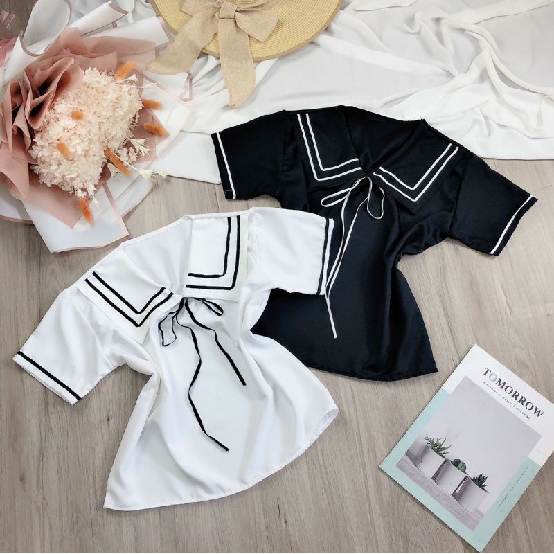 Áo sơ mi thủy thủ siêu siêu xinh