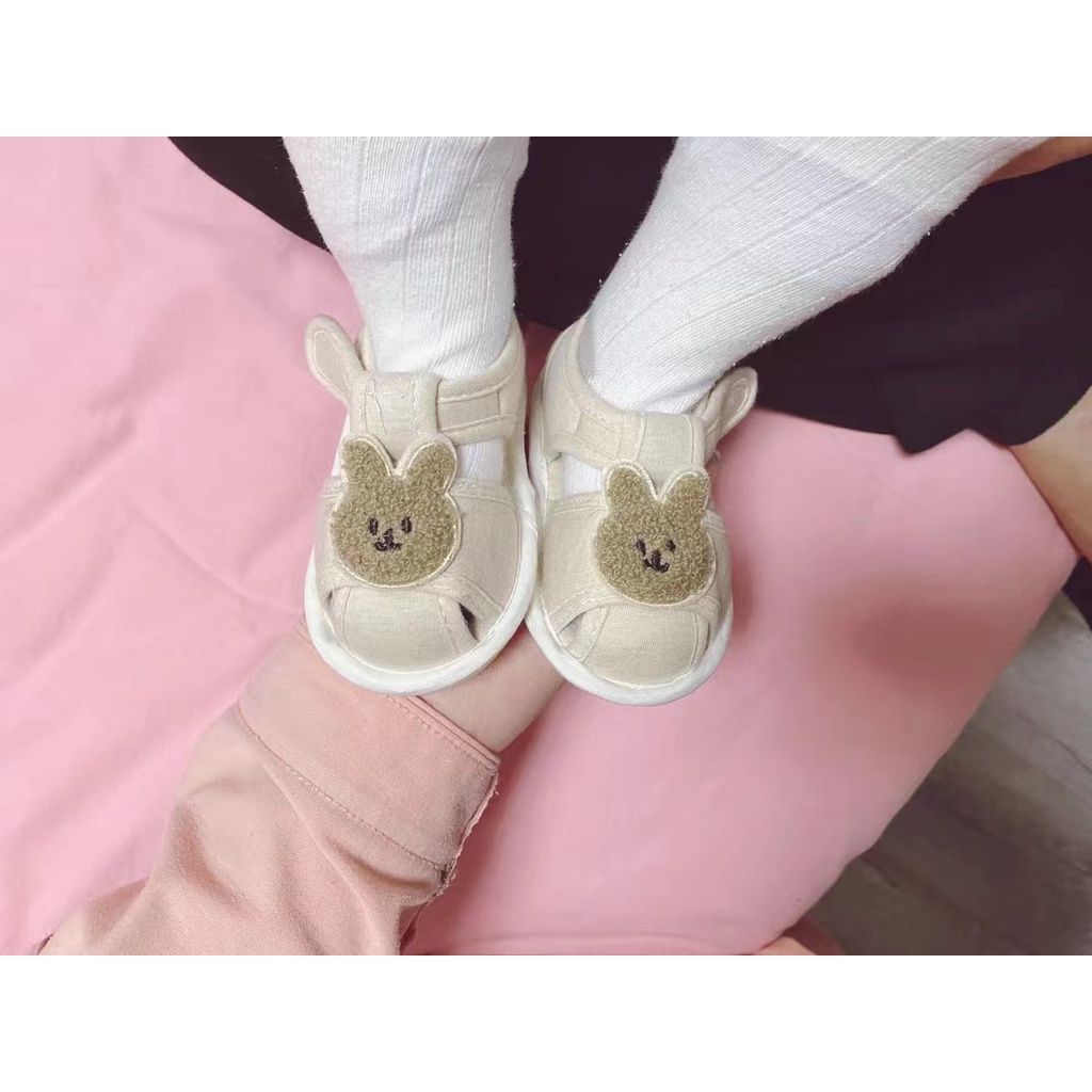 Giày Cotton Đế Mềm Thời Trang Mùa Hè Xinh Xắn Dành Cho Bé