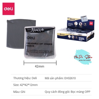 [HADI] Gôm tẩy đất sét Deli (Mã SP:Deli-G-Clay)