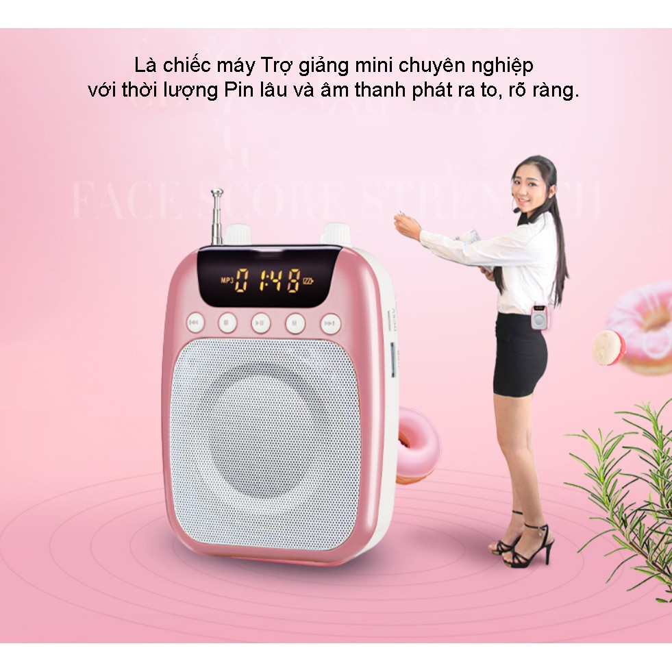 Mic trợ giảng gồm 1 Loa + 3 Mic cho Giáo viên MC - AS358