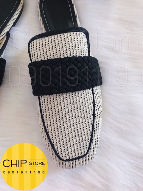 GIÀY BỆT SỌC TRẮNG ĐEN (kèm ảnh thật) | BigBuy360 - bigbuy360.vn