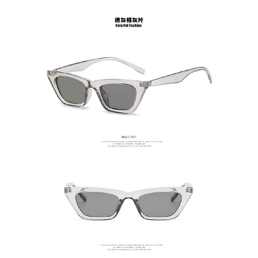 Kính Râm Mắt Mèo Chống Tia Uv400 Phong Cách Hàn Quốc Cho Nữ