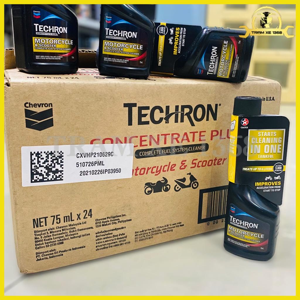 Dung Dịch Vệ Sinh Buồng Đốt Caltex Techron 75ml - Phụ Gia Làm Sạch và Phục Hồi Công Suất Động Cơ