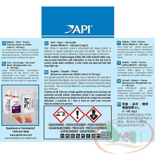 Hộp Kiểm Tra Nitrate API No3 Test Kit