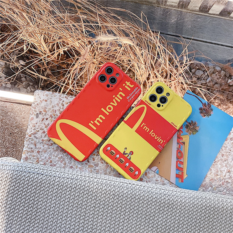 Ốp điện thoại từ nhựa mềm họa tiết McDonald's cho iPhone12 mini 11 PRO MAX 7/8plus SE2020 X/XS XR XSMAX | BigBuy360 - bigbuy360.vn