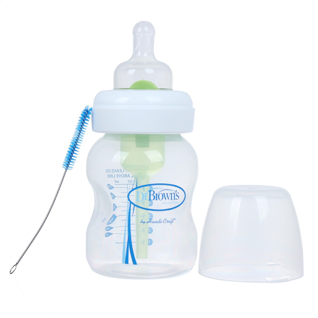 Ty bình sữa Dr Brown cổ rộng đủ size vỉ 2 cái