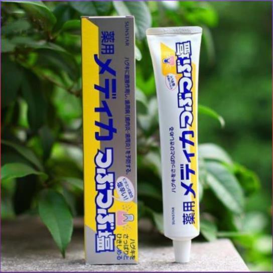 Kem đánh răng muối Nhật Bản Sunstar 170g Kdr Sunstar hàng Nhật nội địa Hatomugi Authentic