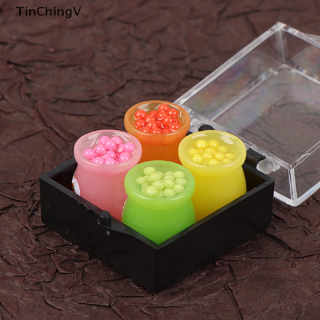 Hộp mô hình bánh ngọt đồ tráng miệng tỉ lệ 1:12 dành cho trang trí nhà búp bê