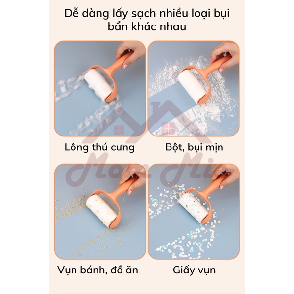 Cây lăn bụi quần áo, sofa, thảm, giày, giấy lăn bụi - B106