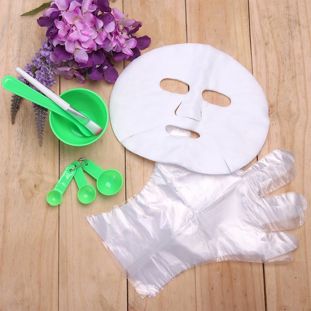Bát Trộn Mặt Nạ Đắp Mặt, Que Trộn Cọ Quét Dung Dịch Nhuộm Tóc - Dụng Cụ Làm Mask 6 Chi Tiết