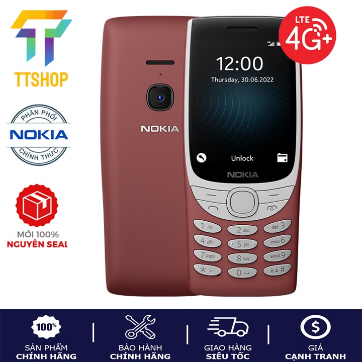 Điện thoại Nokia 8210 4G - Hàng chính hãng
