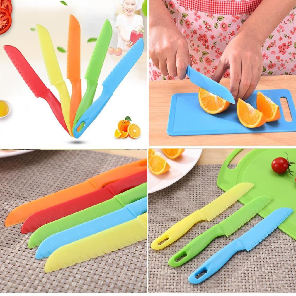Đồ chơi thực hành cuộc sống-Dao nhựa tập cắt cho bé