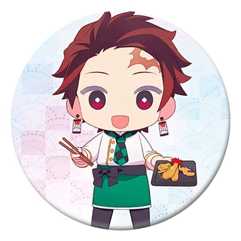 Huy hiệu anime Kimetsu No Yaiba(Mẫu chibi dễ thương)