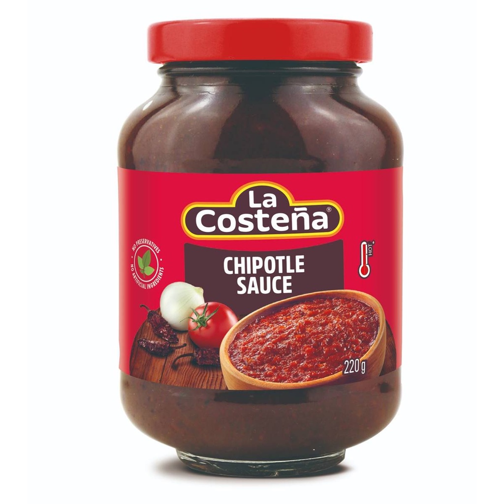 Sốt ớt cay Chipotle hiệu La Costena Chipotle Sauce -Hủ 220g