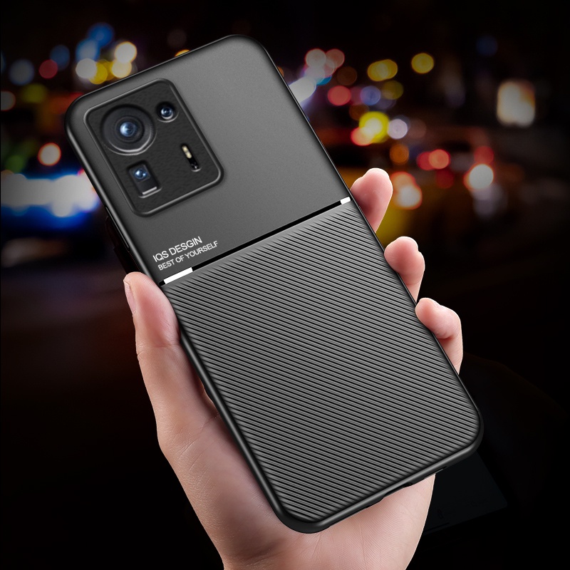 Dành Cho Xiaomi Mi Mix 4 Vỏ Da Từ Tính Sang Trọng Mờ Bảo Vệ Chống Sốc Vỏ Điện Thoại