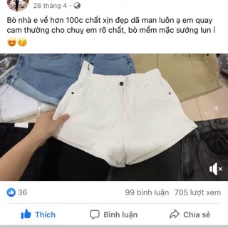 Quần đùi bò 159k