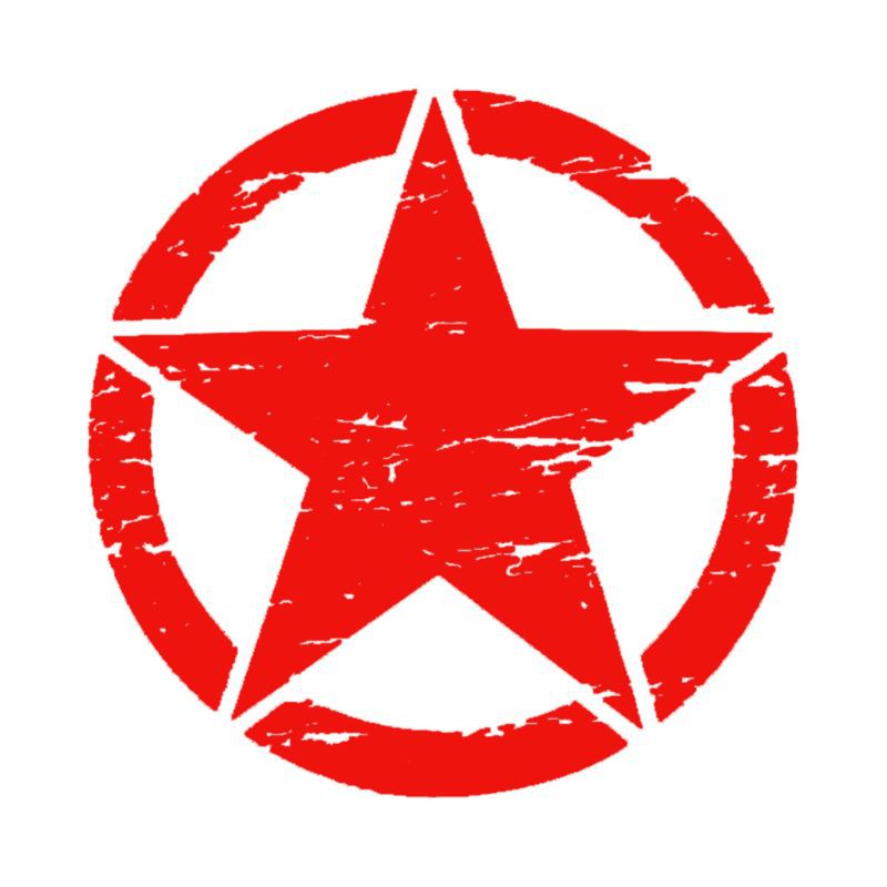 ❤❤ 50cm Big Stickers on Cars Army Star Distressed Decal for Jeep Sticker Large Vinyl Military Hood