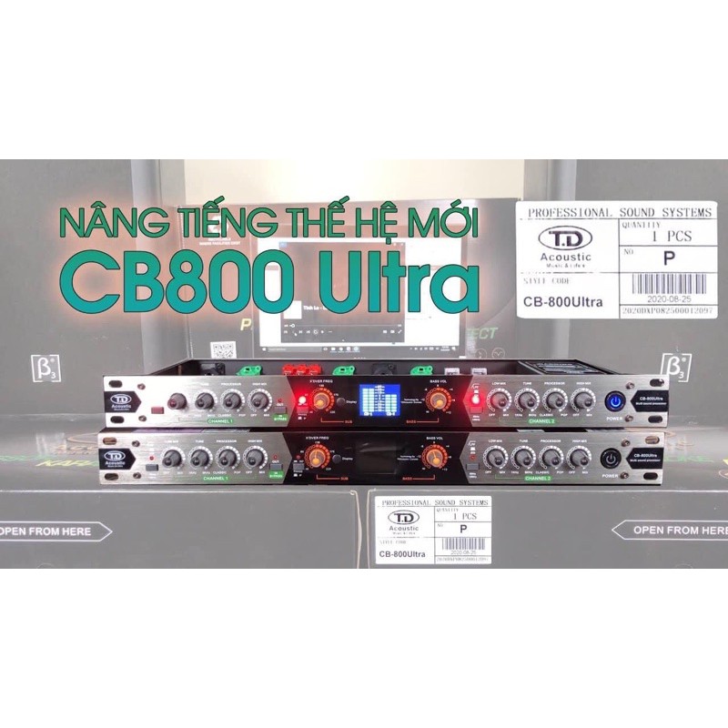 [Mã 1511ELSALE hoàn 7% đơn 300K] Nâng tiếng TD ACOUSTIC CB-800 ULTRA ( hàng chuẩn, máy nặng, LOẠI 1)