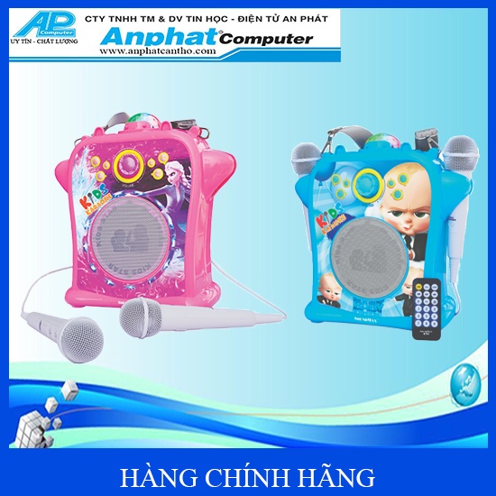 Loa hát Karaoke cho trẻ Soundmax KIDS màu xanh/hồng - Hàng chính hãng - Bảo hành 1 năm